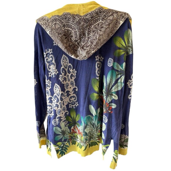 JOHNNY WAS BIYA Hoodie Wrap Kimono Jacket Cardigan Size Small - Picture 3 of 10